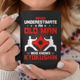 Never Underestimate An Old Man Who Knows Kyokushin Coffee Mug Funny Gifts