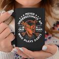 Never Underestimate An Old Man Who Plays Darts Coffee Mug Funny Gifts
