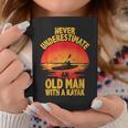 Never Underestimate An Old Man With A Kayak Quote Funny Coffee Mug Funny Gifts