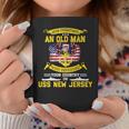 Never Underestimate Uss New Jersey Bb62 Battleship Coffee Mug Funny Gifts