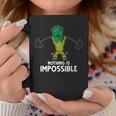 Nothing Is Impossible Leek Fitness Training Gym Vegan Coffee Mug Unique Gifts