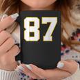 Number 87 Kansas City Fan Football Classic College American Coffee Mug Personalized Gifts