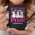 In October We Wear Pink Registered Nurse Life Breast Cancer Coffee Mug Funny Gifts