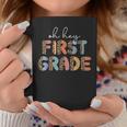 Oh Hey 1St First Grade Back To School Leopard For Teachers Coffee Mug Unique Gifts