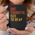 One Thankful Dad To Be Thanksgiving Pregnancy Announcement Coffee Mug Personalized Gifts