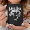 Papa Bear Best Dad Fathers Day Father Pop Men Vintage Coffee Mug Funny Gifts