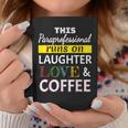 Paraprofessional Runs On Laughter Love Coffee Para Coffee Mug Unique Gifts