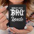 Pregnancy Announcement Uncle - Worlds Best Bro Uncle Coffee Mug Unique Gifts