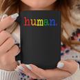Pride Ally Human Lgbtq Equality Bi Bisexual Trans Queer Gay Coffee Mug Unique Gifts