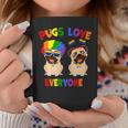 Pride Parade Pugs Love Everyone Lgbt Pugs Gay Pride Lgbt Coffee Mug Funny Gifts