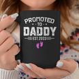 Promoted To Daddy Its A Girl 2023 New Dad Funny Fathers Day Coffee Mug Unique Gifts