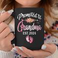 Promoted To Grandma 2024 First Time New Grandma Pregnancy Gift For Womens Coffee Mug Unique Gifts