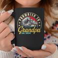 Promoted To Grandpa Est 2024 Men Vintage First Time Grandpa Coffee Mug Funny Gifts