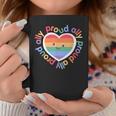 Proud Ally Lgbt Rainbow Heart | Gay Pride Sf Gay Pride Month Coffee Mug Unique Gifts