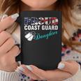 Proud Coast Guard Daughter With American Flag Gift Funny Gifts For Daughter Coffee Mug Unique Gifts