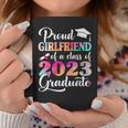Proud Girlfriend Of A Class Of 2023 Graduate Tie Dye Coffee Mug Unique Gifts