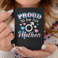 Proud Mom Transgender Son Trans Pride Flag Lgbtq Parent Ally Coffee Mug Unique Gifts