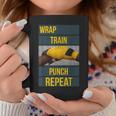 Punchy Graphics Wrap Train Punch Repeat Boxing Kickboxing Coffee Mug Unique Gifts