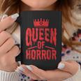 Queen Of Horror For Scary Films Lover Halloween Fans Halloween Coffee Mug Unique Gifts