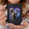Racoons Howling At The Moon Funny Three Racoon Meme Vintage Coffee Mug Unique Gifts