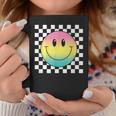 Rainbow Smile Face Cute Checkered Smiling Happy Coffee Mug Personalized Gifts