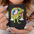 Rainbow Unicorn RidingRex - Dinosaur Boys Girls Men Women Coffee Mug Unique Gifts