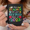 Retired Teacher 2023 Educator Retirement Teaching Funny Coffee Mug Unique Gifts