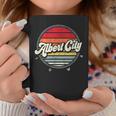 Retro Albert City Home State Cool 70S Style Sunset Coffee Mug Unique Gifts