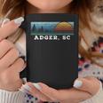 Retro Sunset Stripes Adger South Carolina Coffee Mug Unique Gifts