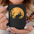 Retro Vintage Halloween Black Cat Witch Hat Bats Orange Moon Orange Funny Gifts Coffee Mug Unique Gifts
