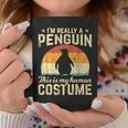 Retro Vintage Silhouette Penguin Halloween Costume 70S Gift 70S Vintage Designs Funny Gifts Coffee Mug Unique Gifts