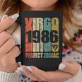 Retro Virgo 1986 32 Yrs Old Bday 32Nd Birthday Coffee Mug Unique Gifts