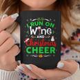 I Run On Wine And Christmas Cheer Wine Lover Coffee Mug Unique Gifts