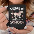 Saddle Up We're Back To School Horse Riding Student Teacher Coffee Mug Unique Gifts