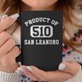San Leandro California Vintage Retro Area Code Coffee Mug Unique Gifts