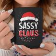 Sassy Santa Claus Christmas Matching Costume Coffee Mug Funny Gifts