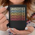 Saugerties New York Saugerties Ny Retro Vintage Text Coffee Mug Unique Gifts