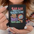 Say Gay Protect Trans Kids Read Banned Books Lgbtq Gay Pride Coffee Mug Unique Gifts
