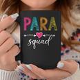 Back To School Para Squad School Paraprofessional Teacher Coffee Mug Unique Gifts