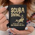 Scuba Diving Because Other Sports Only Require One Ball Cute Coffee Mug Personalized Gifts
