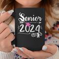 Senior 2024 Class Of 2024 Graduation Or First Day Of School Coffee Mug Unique Gifts