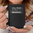 Shall Not Be Infringed Second Amendment Ar15 Pro Gun 2A Coffee Mug Unique Gifts
