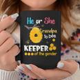 He Or She Grandpa To Bee Keeper Of The Gender Reveal Coffee Mug Unique Gifts