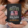 She Is A Soldier & Is My Daughterproud Coast Guard Mom Army Gifts For Mom Funny Gifts Coffee Mug Unique Gifts