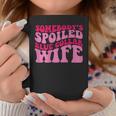 Somebodys Spoiled Blue Collar Wife Someones Spoiled Funny Gifts For Wife Coffee Mug Unique Gifts