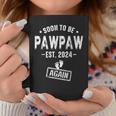 Soon To Be Pawpaw Again Promoted To Pawpaw Again 2024 Coffee Mug Unique Gifts