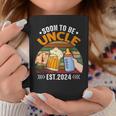 Soon To Be Uncle Again 2024 Pregnancy Announcement Dad Coffee Mug Funny Gifts
