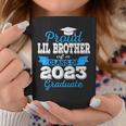 Super Proud Lil Brother Of 2023 Graduate Family College Coffee Mug Unique Gifts