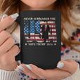 Never Surrender The Usa Grunge Vote Trump 2024 Coffee Mug Unique Gifts