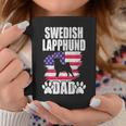 Swedish Lapphund Dad Dog Lover American Us Flag Coffee Mug Unique Gifts